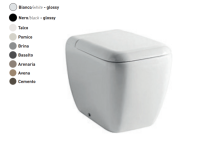 Унитаз CIELO Shui  материал-керамика, цвет-Cemento SHVA CM hog3