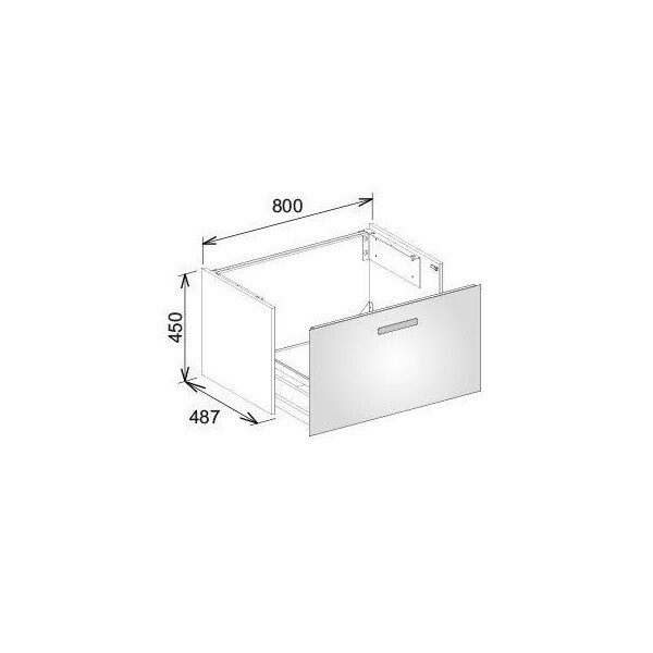 Тумба под раковину Keuco Royal Universe  цвет-трюфель 32760170000 hog2