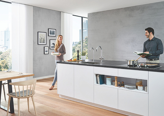Смеситель Grohe Red II Duo 30083001 для кухонной мойки, с водонагревателем