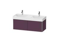 Тумба под раковину Duravit XSquare  цвет-темно-лиловый шелковисто-матовый XS406409494 hog2