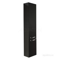 Шкаф - колонна Aquaton Ария подвесная черный глянец 1A134403AA950 Шкаф - колонна Aquaton Ария подвесная черный глянец 1A134403AA950