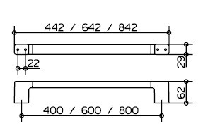 Полотенцедержатель Keuco Moll  12701010600