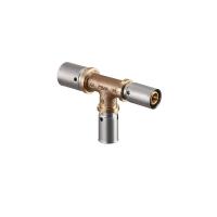 Тройник прессовый, Oventrop, Cofit P, 20, 16, 16, бронза (RX) 1513354