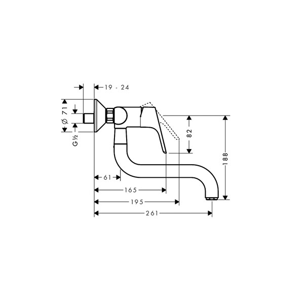 Смеситель для кухни Hansgrohe Focus  31825000 hog1