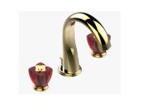 Смеситель для раковины THG Petale de Cristal rouge, U6C H52 151