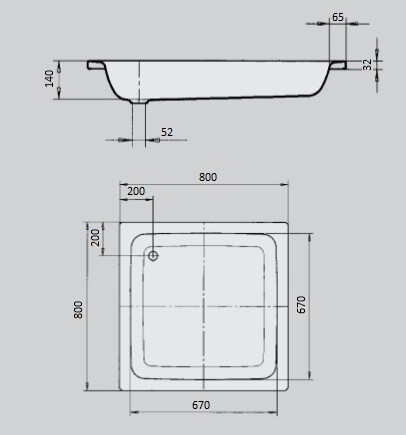 Душевой поддон Kaldewei Sanidusch  цвет-белый 395 (3310 0001 0001) pod1 Душевой поддон Kaldewei Sanidusch  цвет-белый 395 (3310 0001 0001) pod1