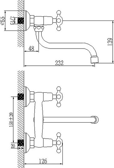 Смеситель Lemark Standard LM2111C для кухонной мойки