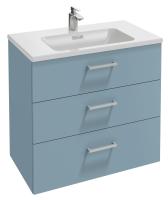 Тумба для раковины с 3 выдв.ящ., изогнутая ручка 80x46x73,4 Jacob Delafon Vox EB2098-R1-G1C