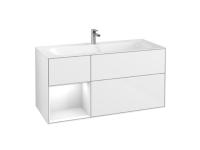 Тумба под раковину Villeroy&Boch Finion  цвет-лак белый глянцевый F060GFGF hog2