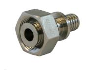 Переходник Rehau RAUTITAN НГ 20 3/4" никелированная DZR латунь на евроконус 11691761001 HogPer