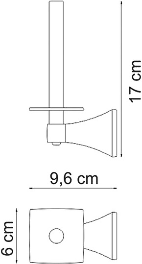 Держатель туалетной бумаги Wasserkraft Wern K-2597