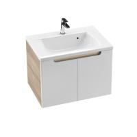 Тумба под умывальник RAVAK SDD Classic 800 латте/белый X000001095