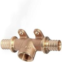 Тройник настенный, Rehau, RAUTITAN, В, 20, 1/2", 16, бронза (RX) 13660171001