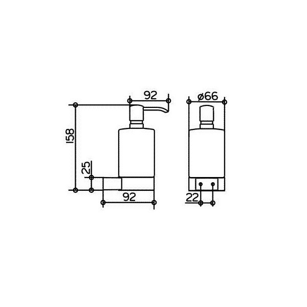 Дозатор для жидкого мыла Keuco Plan  14953079000