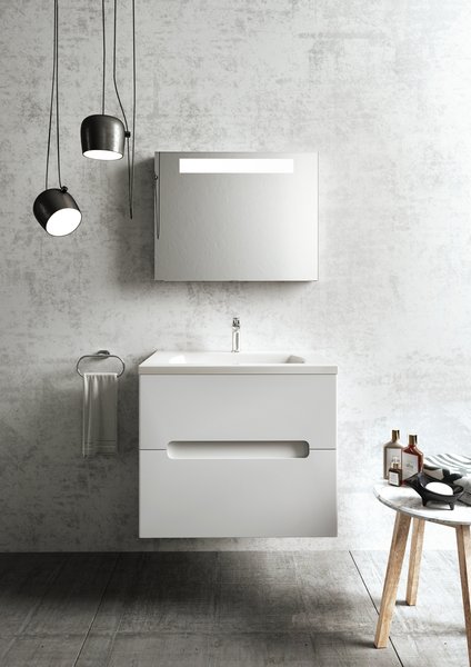 Тумба под умывальник RAVAK SD 800-L CLASSIC II белая X000000910