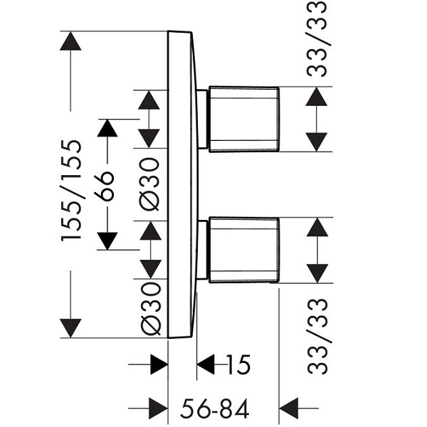 Вентиль Hansgrohe PuraVida