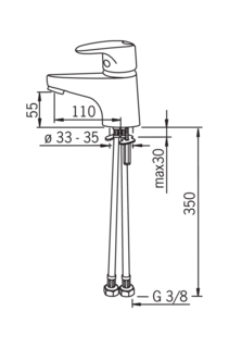 Смеситель для раковины Oras Vega 1810F