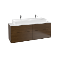 Тумба под раковину Villeroy&Boch Finion  цвет-Walnut Veneer G20200GN hog2