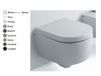 Унитаз CIELO Smile Mini безободковый материал-керамика, цвет-Basalto SMVSRK BA Унитаз CIELO Smile Mini безободковый материал-керамика, цвет-Basalto SMVSRK BA
