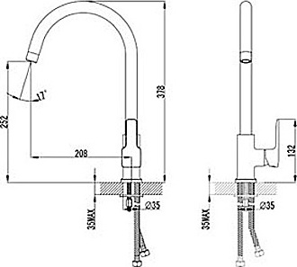 Смеситель Lemark Basis LM3605C для кухонной мойки