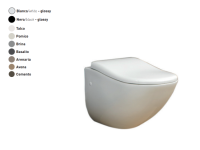 Унитаз CIELO Fluid материал-керамика, цвет-Lavagna FLVS LV Унитаз CIELO Fluid материал-керамика, цвет-Lavagna FLVS LV