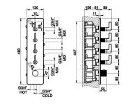 Смеситель для душа Gessi Inciso  58208/727 hog