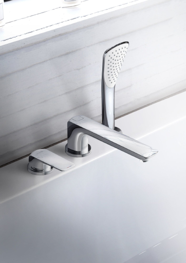 Смеситель Kludi Ameo 414470575 на борт ванны