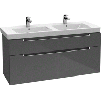 Тумба под раковину Villeroy&Boch Subway 2.0  цвет-дуб графитовый A91710FQ hog2