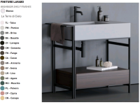 Раковина CIELO Narciso Mini  760 мм, материал-керамика, цвет-Basalto NALAMSX BA hog4