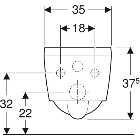 Унитаз Geberit Xeno2 безободковый материал-керамика, цвет-белый глянцевый 500.500.01.1