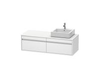 Тумба под раковину Duravit Ketho  цвет-белый матовый KT6697L1818 hog2