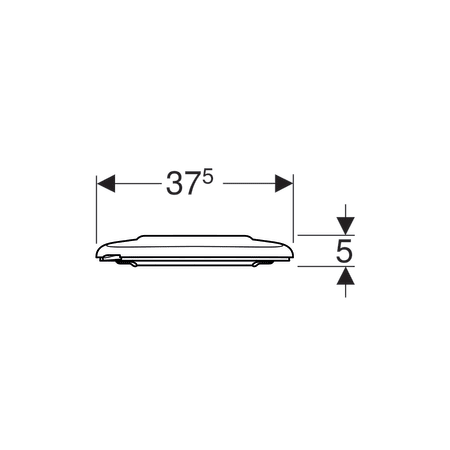 Сиденье с крышкой для унитаза Geberit Renova Comfort, крепление снизу, цвет белый 572850000