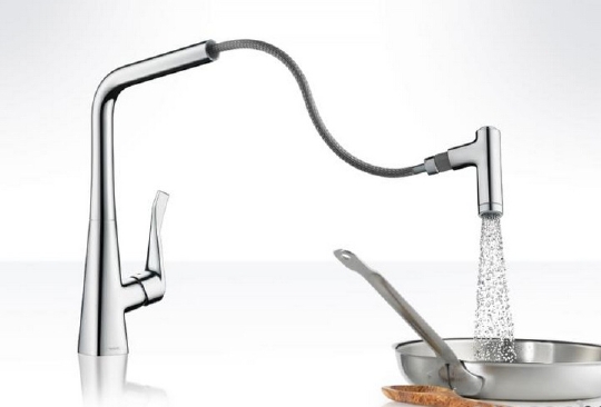 Смеситель для кухни Hansgrohe Metris Select  14884000 hog1