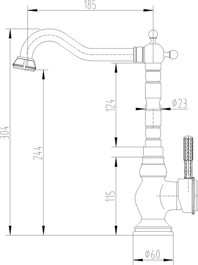 Смеситель Lemark Jasmine LM6645ORB для кухонной мойки