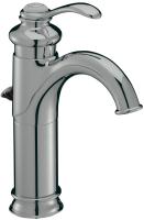 Высокий смеситель для раковины с донным клапаном Jacob Delafon FAIRFAX E72091-CP