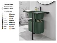 Раковина CIELO Kyros  700 мм, материал-керамика, цвет-Muschio EKLAO MU hog4