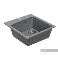 Мойка для кухни Aquaton Парма квадратная серая 1A713032PM230 Мойка для кухни Aquaton Парма квадратная серая 1A713032PM230
