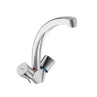 Смеситель для кухонной мойки Vidima QUADRO, литой поворотный излив 156 мм, BA246AA