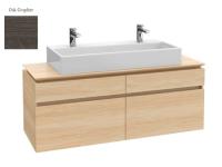 Тумба под раковину Villeroy&Boch Legato  цвет-дуб графитовый B612L0FQ hog2
