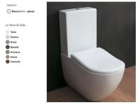 Сливной бачок CIELO Fluid  материал-керамика, цвет-белый глянцевый (Glossy White, Bianco lucido) FLCM White