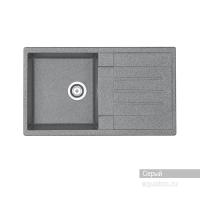 Мойка для кухни Aquaton Верона прямоугольная с крылом серая 1A710032VR230 Мойка для кухни Aquaton Верона прямоугольная с крылом серая 1A710032VR230