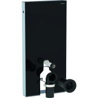 Сантехнический модуль Geberit Monolith для напольного унитаза, 101 см: Стекло / Черный 131.001.SJ.5