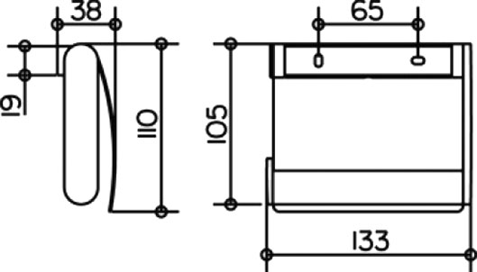 Держатель туалетной бумаги Keuco Plan 14960 010000 с крышкой Держатель туалетной бумаги Keuco Plan 14960 010000 с крышкой