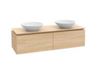 Тумба под раковину Villeroy&Boch Legato  цвет-вяз импрессо B59100PN hog2