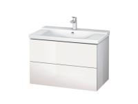 Тумба под раковину Duravit L-Cube  цвет-белый глянцевый LC624702222 hog2