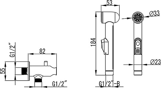 Гигиенический душ Ravak BM 040.00 X070077