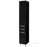 Шкаф - колонна Aquaton Ария Н черный глянец 1A124303AA950 Шкаф - колонна Aquaton Ария Н черный глянец 1A124303AA950