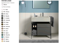 Раковина CIELO Narciso Mini  760 мм, материал-керамика, цвет-Brina NALAMDX BR non fori hog4