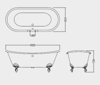 Ванна Bette BetteForm  1800 x 800 мм, материал-сталь, цвет- 2MRADMIRALOTDD