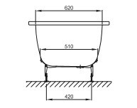 Ванна Bette BetteStarlet Oval Silhouette  1750 x 800 мм, материал-сталь-эмаль, цвет-белый (Glossy White) 3100-000 PLUS